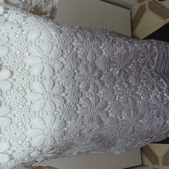 Alfred Dunner Knit Lace top Size M - Picture 5 of 12